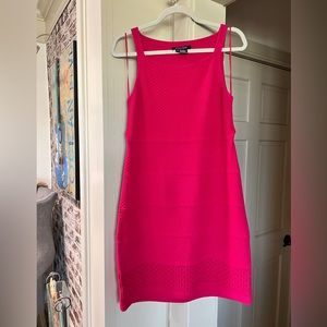 Etcetera…Beautiful, knit, rayon/polyester dress in Medium